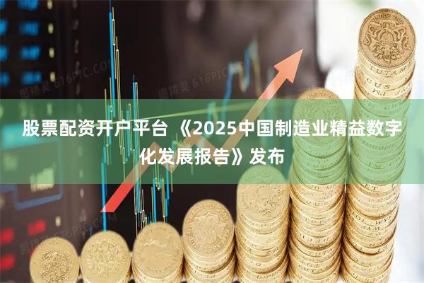 股票配资开户平台 《2025中国制造业精益数字化发展报告》发布