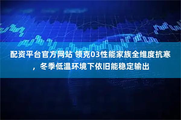 配资平台官方网站 领克03性能家族全维度抗寒，冬季低温环境下依旧能稳定输出